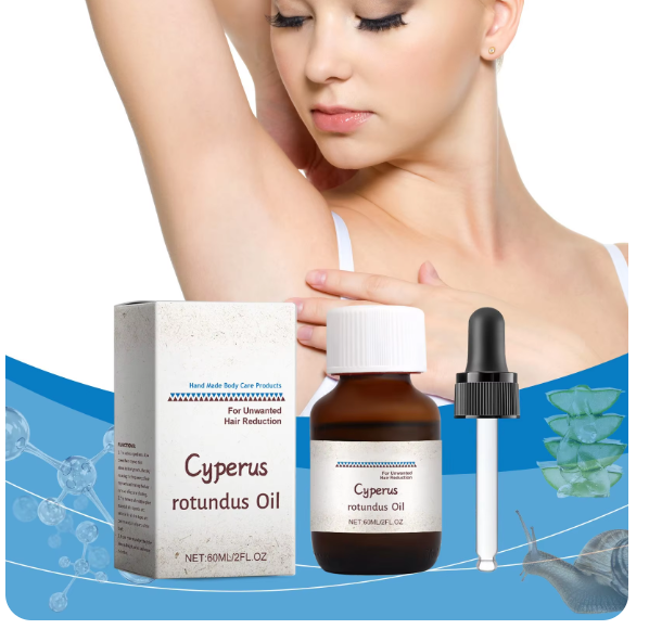 Liquid Electrolysis and Cyperus Rotundus Oil Permanent Hair Removal